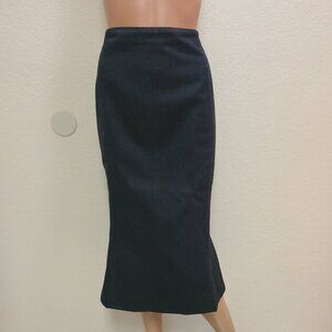 RALPH LAUREN COLLECTION PURPLE LABEL 100% WOOL PENCIL SKIRT MERMAID HEM sz 6